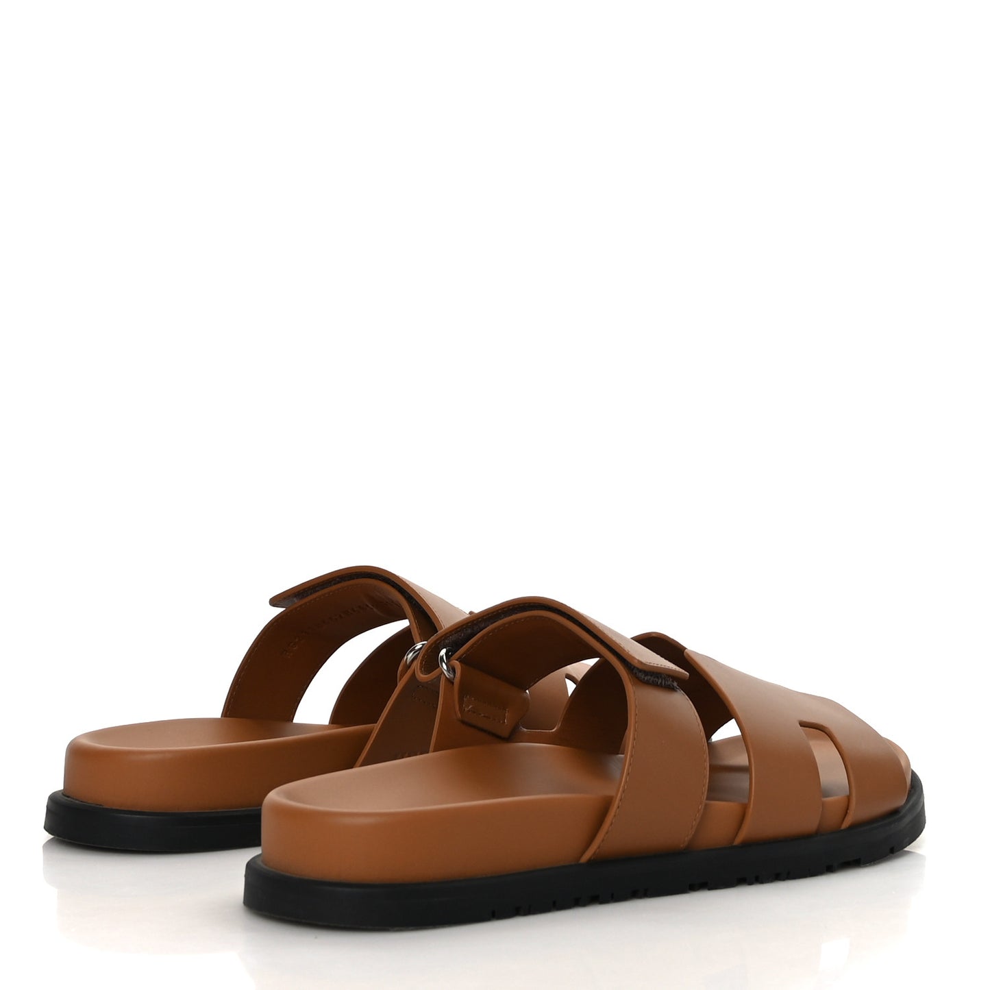 Calfskin Womens Chypre Sandals 40.5 Gold