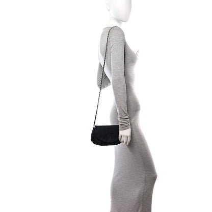 Chanel Caviar Half Moon Wallet On Chain WOC Black 2 of 12