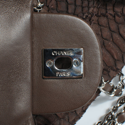 Chanel Python Ultimate Stitch Flap Marron Fonce 6 of 10