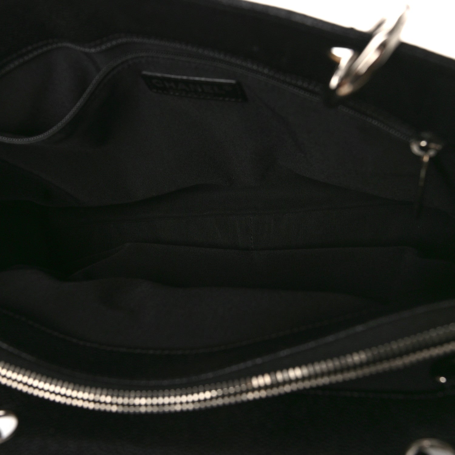 Chanel Caviar Quilted Grand Shopping Tote GST Black 5 of 10