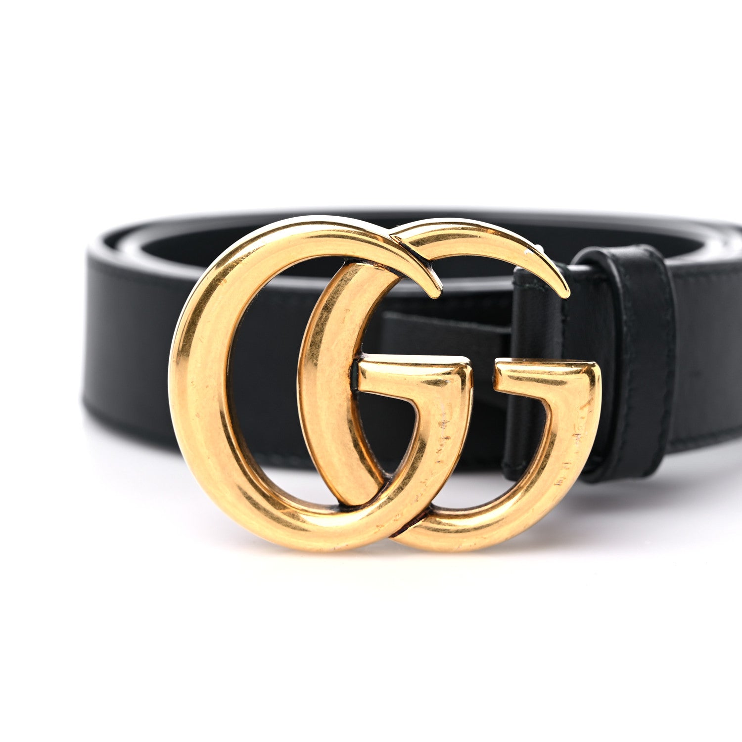 Gucci Calfskin Double G 30mm Belt 80 32 Black 5 of 5