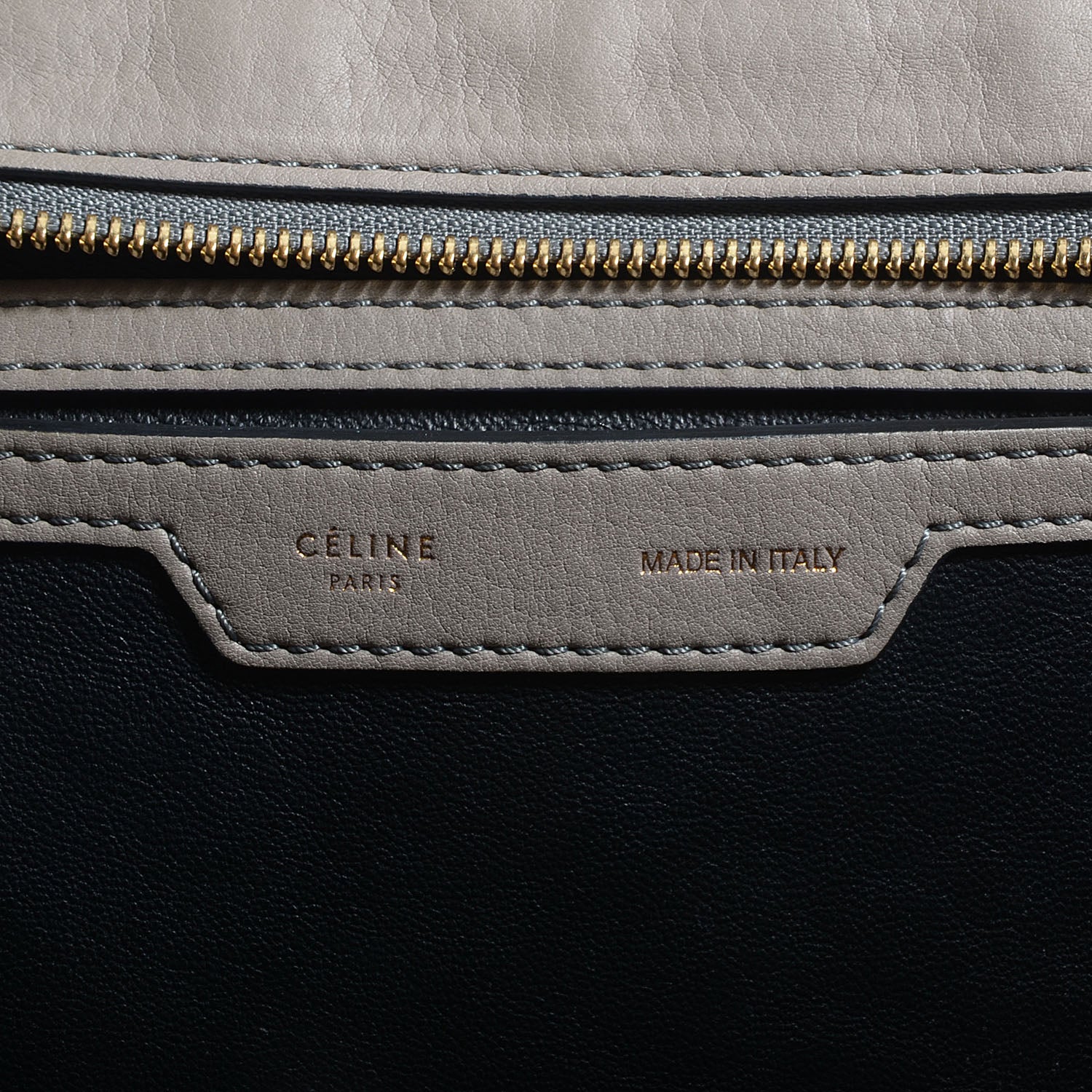 Celine Calfskin Suede Large Trapeze Smoke 6 of 9