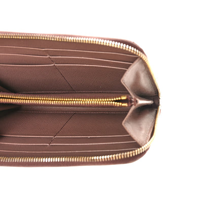 Prada Saffiano Metal Zip Around Wallet Cammeo 5 of 9
