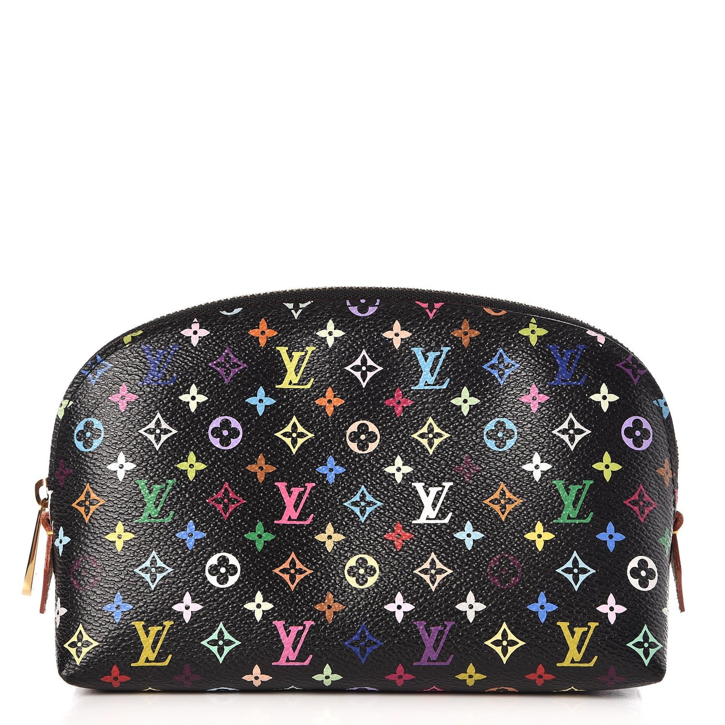 Monogram Multicolor Cosmetic Pouch Black Grenade