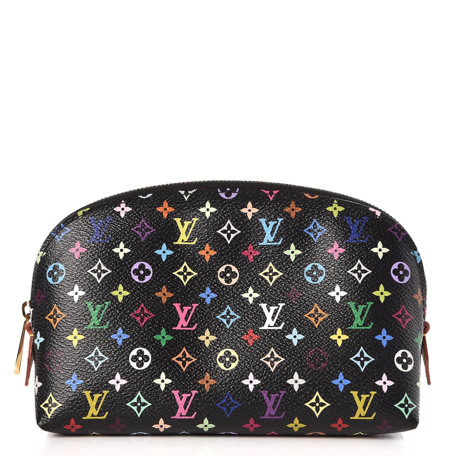 Louis Vuitton Monogram Multicolor Cosmetic Pouch Black Grenade 1 of 6