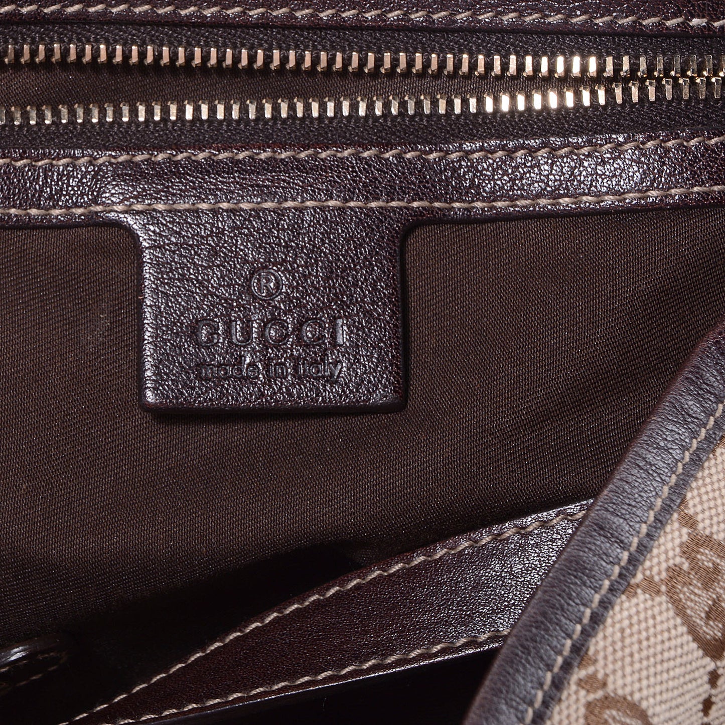 Monogram Medium Pelham Tote Brown