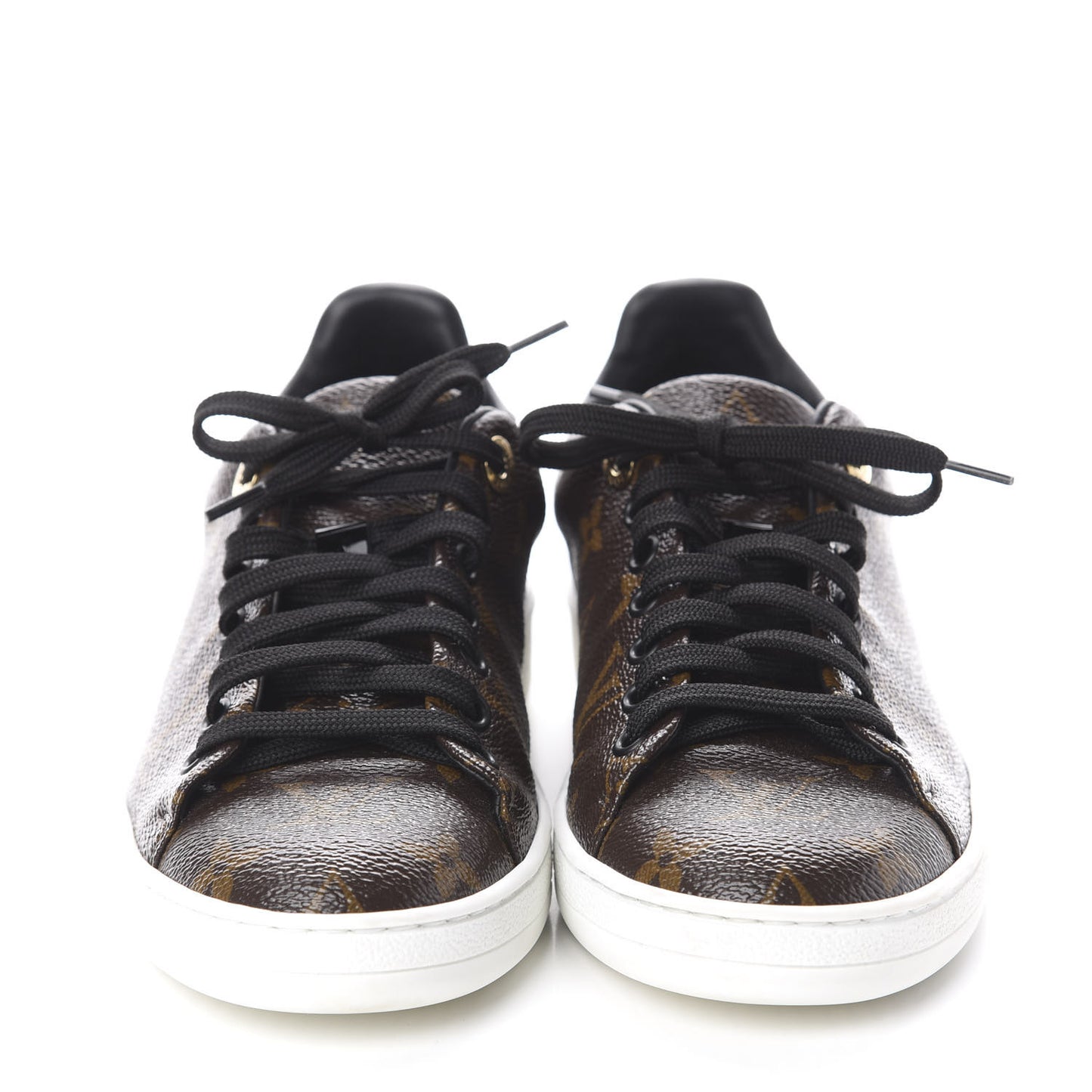 Patent Monogram Frontrow Sneakers 36