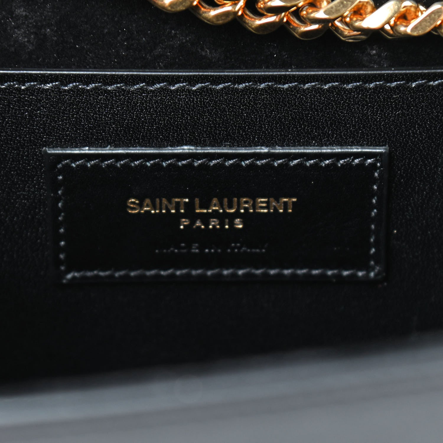 Saint Laurent Smooth Calfskin Medium Classic Monogram Kate Tassel Satchel Black 8 of 8