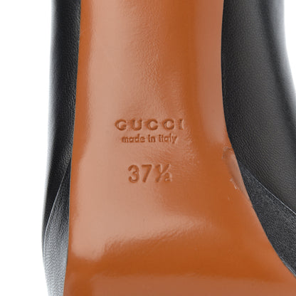 Gucci Nappa Betty Platform High Heel Pumps 37.5 Black 6 of 12