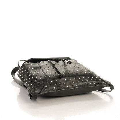 Alexander McQueen Calfskin Studded Padlock Zip Backpack Black 6 of 8