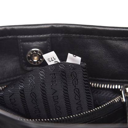 Prada Tessuto Nylon Soft Calf Tote Nero Black 7 of 10