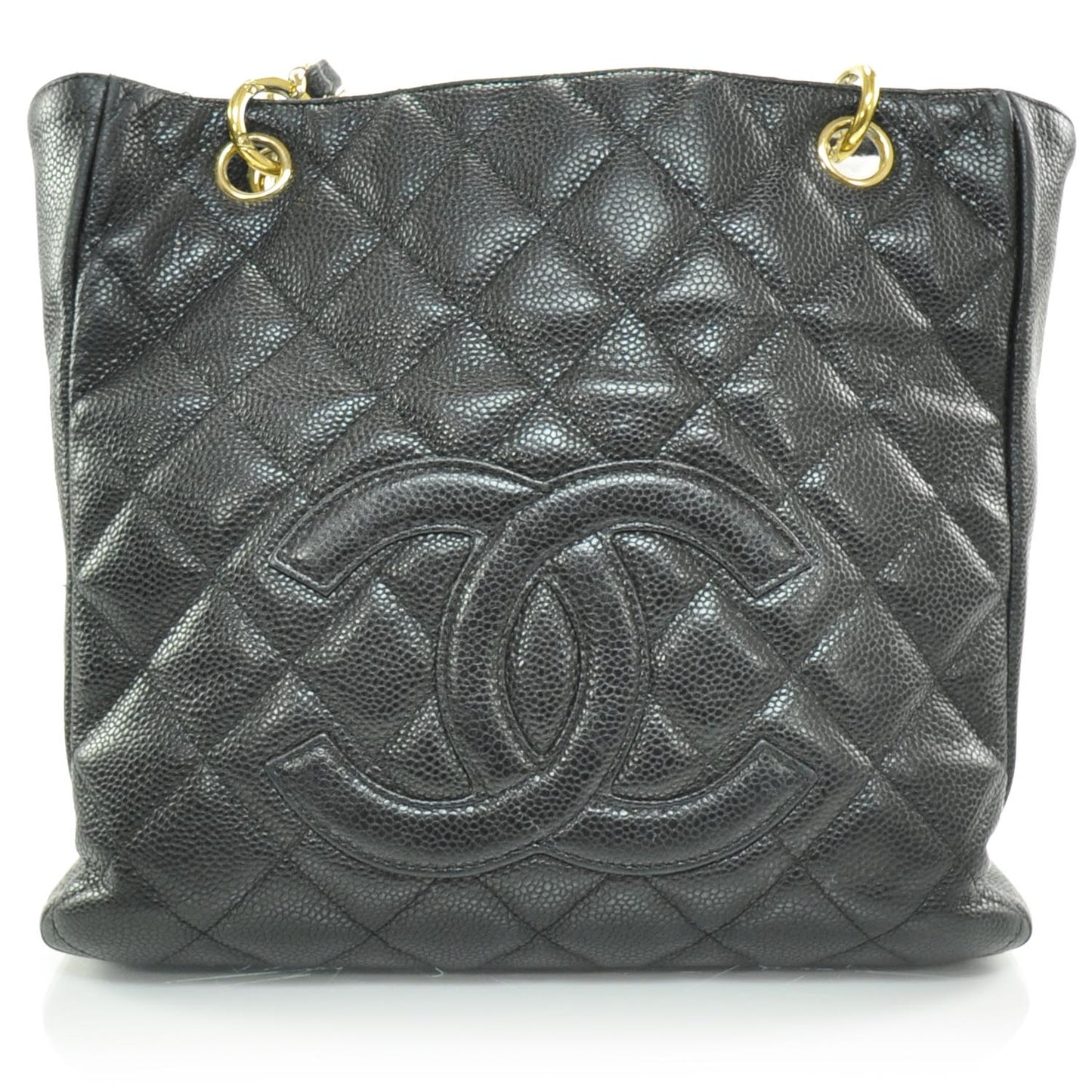 Caviar Petit Shopping Tote PST Black GHW