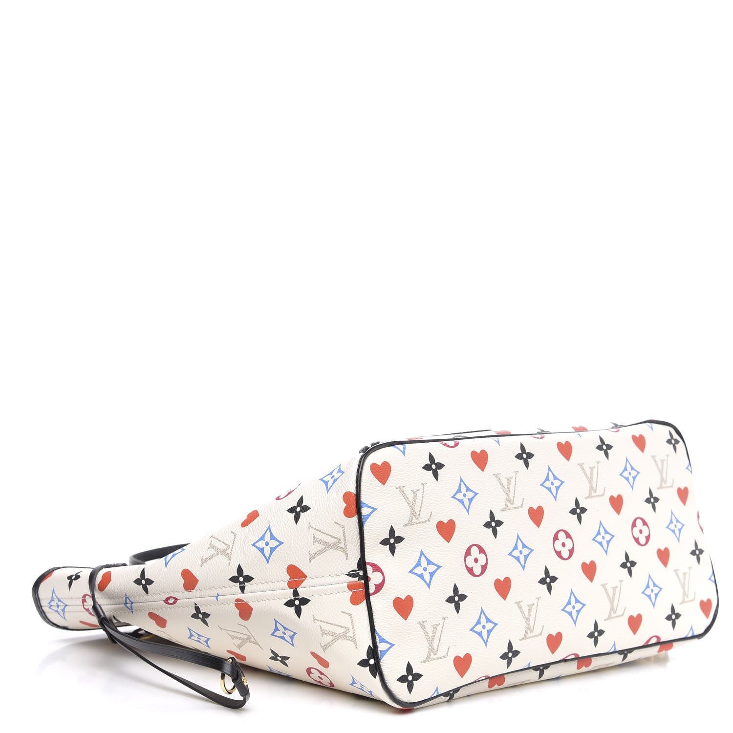 Louis Vuitton Game On Neverfull MM White 4 of 10
