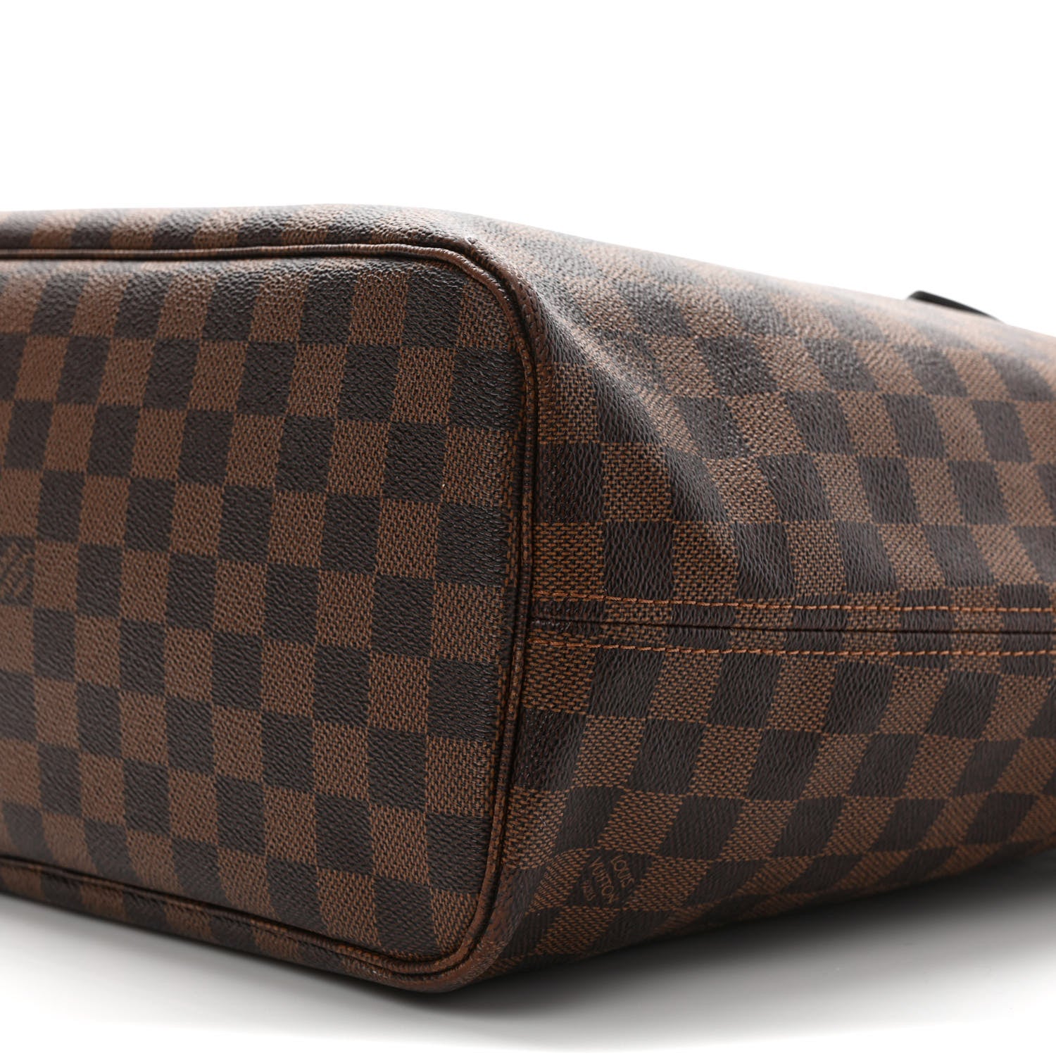 Louis Vuitton Damier Ebene Neo Neverfull MM Rose Ballerine 9 of 11