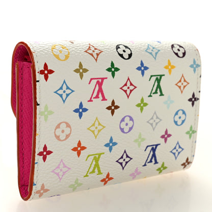 Louis Vuitton LV X TM Monogram Multicolor Rosalie Coin Purse White Kawaii Pink 3 of 7