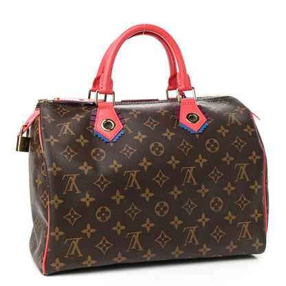 Louis Vuitton Monogram Totem Speedy 30 Flamingo 3 of 9