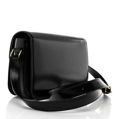 Celine Shiny Calfskin Medium Triomphe Black 3 of 11