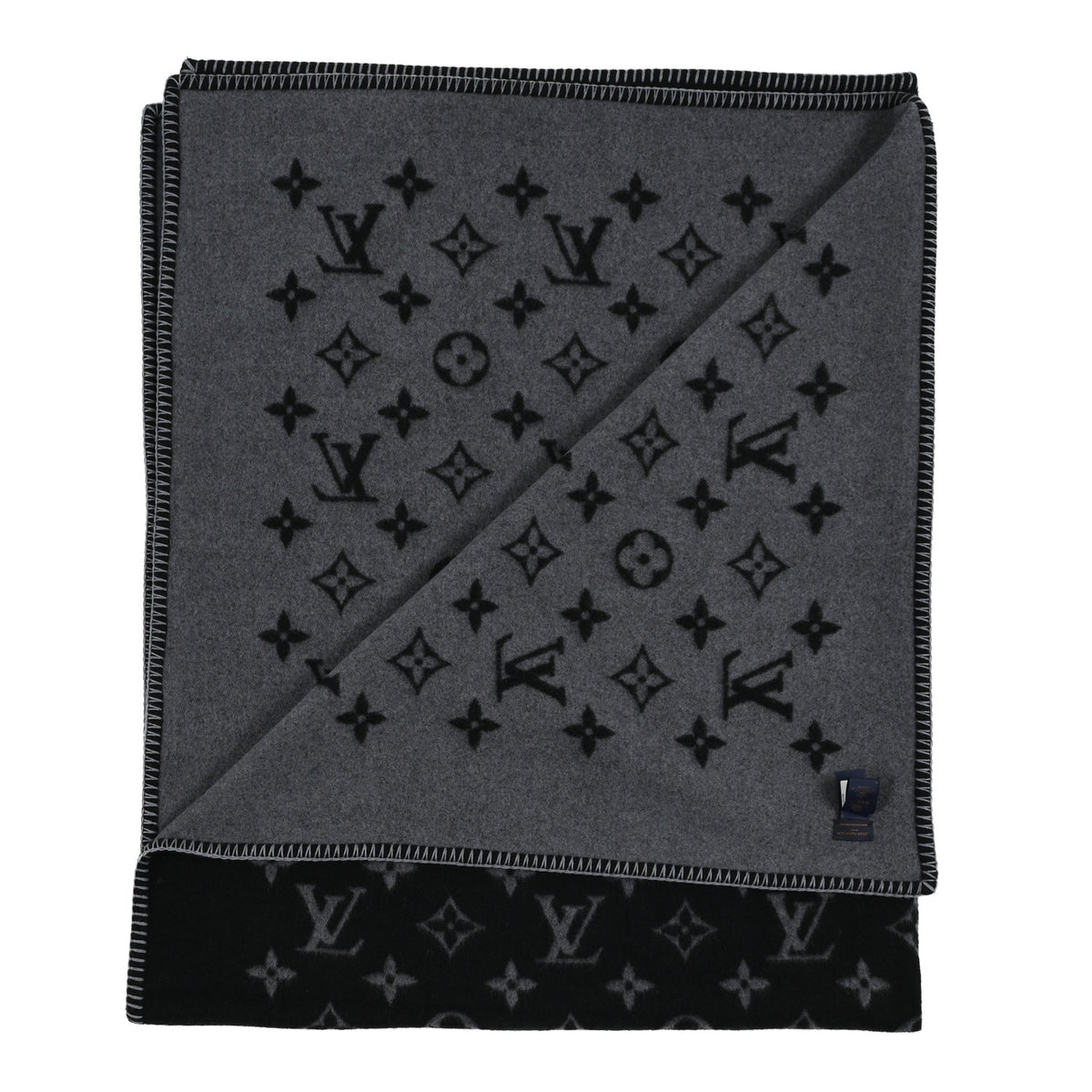 Wool Monogram Eclipse Blanket
