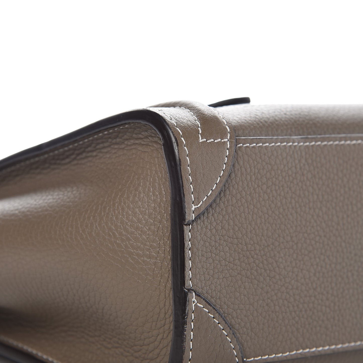 Drummed Calfskin Nano Luggage Souris