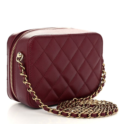 Chanel Caviar Quilted Camera Bag Burgundy 3 of 11