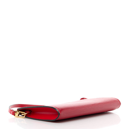Louis Vuitton Epi Pochette Accessories 21 Castillan Red 4 of 13