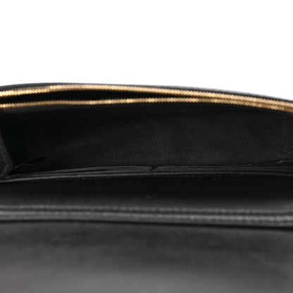 Fendi Vitello Cruise F is Fendi Bi-Color FF 1974 Embossed Medium Envelope Wallet On Chain Black Maya 5 of 8