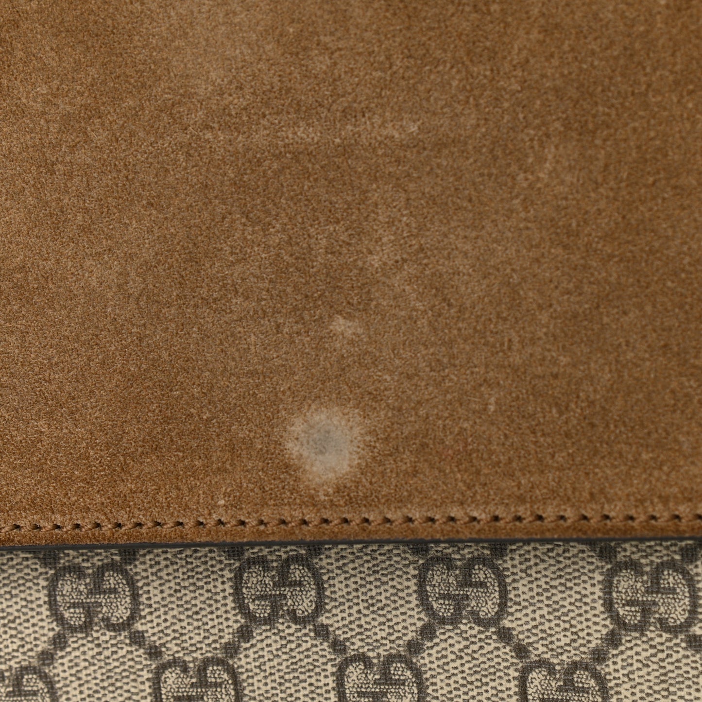 GG Supreme Monogram Medium Dionysus Shoulder Bag Taupe
