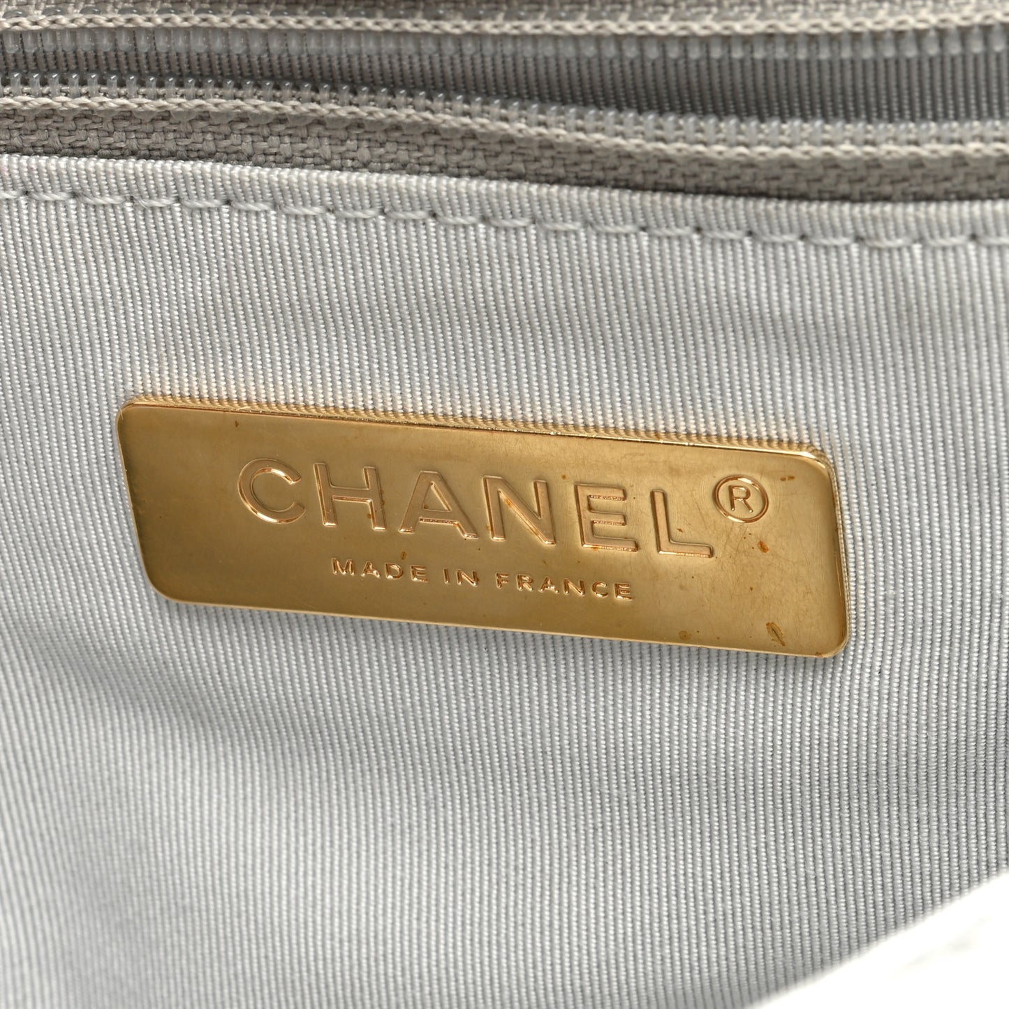 Metallic Lambskin Quilted Medium Chanel 19 Flap Silver
