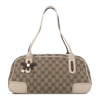 Gucci Monogram Small Princy Satchel Off White 1 of 15
