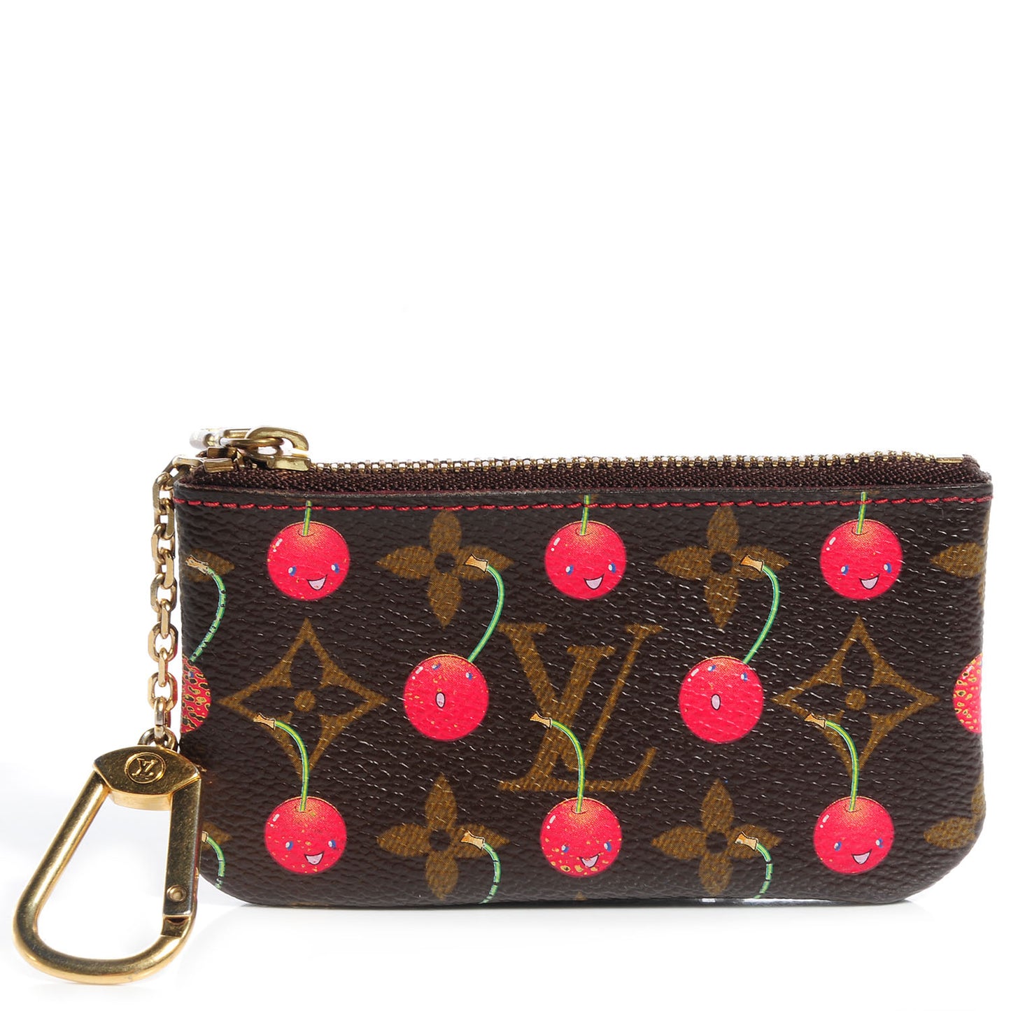 Monogram Cerises Key Pouch