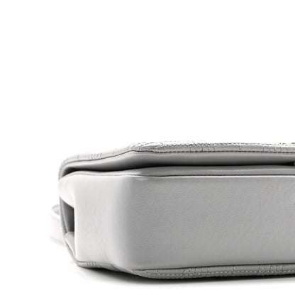 Burberry Lambskin Quilted Small Lola Bag Grey 8 of 9