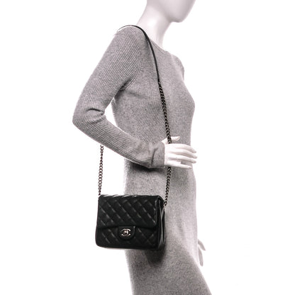 Chanel Caviar Quilted Small Rock In Rome Flap Black 2 of 8