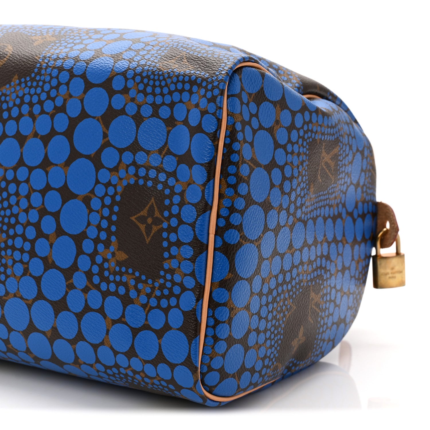 Louis Vuitton Monogram Kusama Town Speedy 30 Blue 1775050