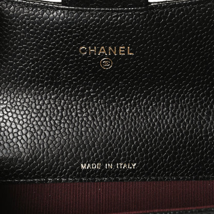 Chanel Caviar Quilted Flap Card Holder Black 7 of 9