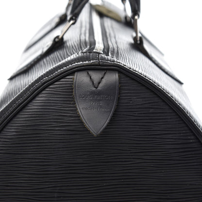 Louis Vuitton Epi Speedy 30 Black 6 of 21