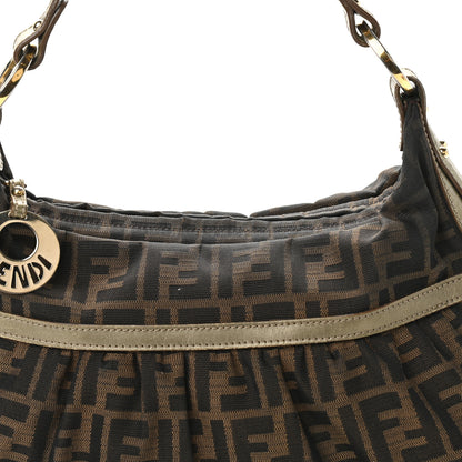 Fendi Zucca Chef Hobo Tobacco Gold 8 of 16