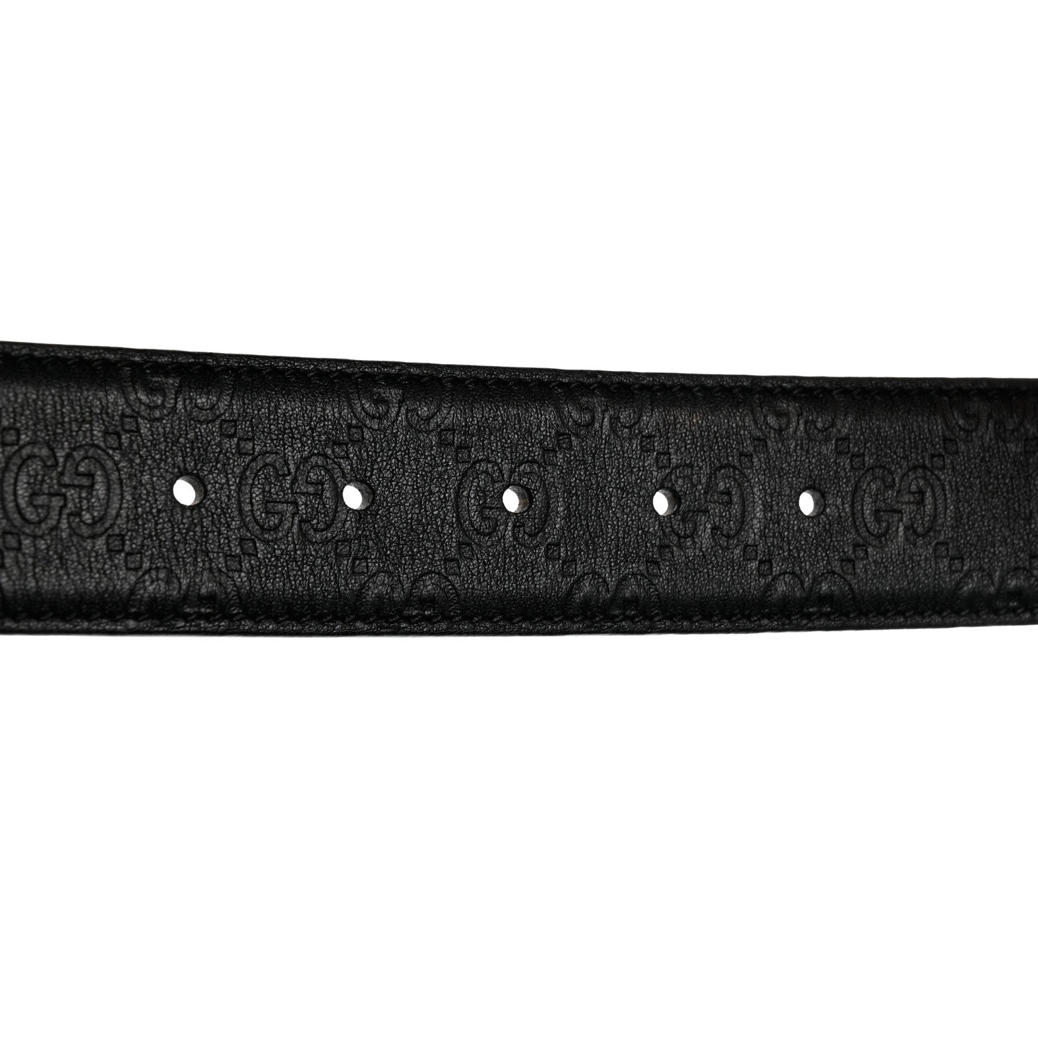 Gucci Guccissima Interlocking G 40mm Belt 80 32 Black 5 of 7