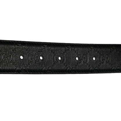 Gucci Guccissima Interlocking G 40mm Belt 80 32 Black 5 of 7