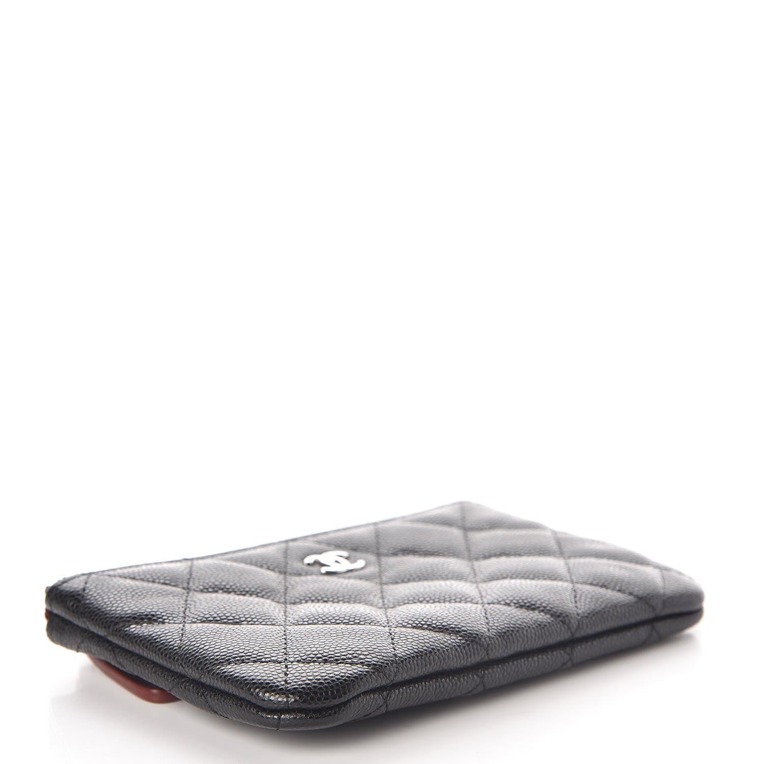 Chanel Caviar Quilted Small Cosmetic Case Black 4 of 7
