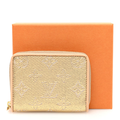 Louis Vuitton Hollographic Monoglam Zippy Coin Purse Wallet Beige 7 of 7