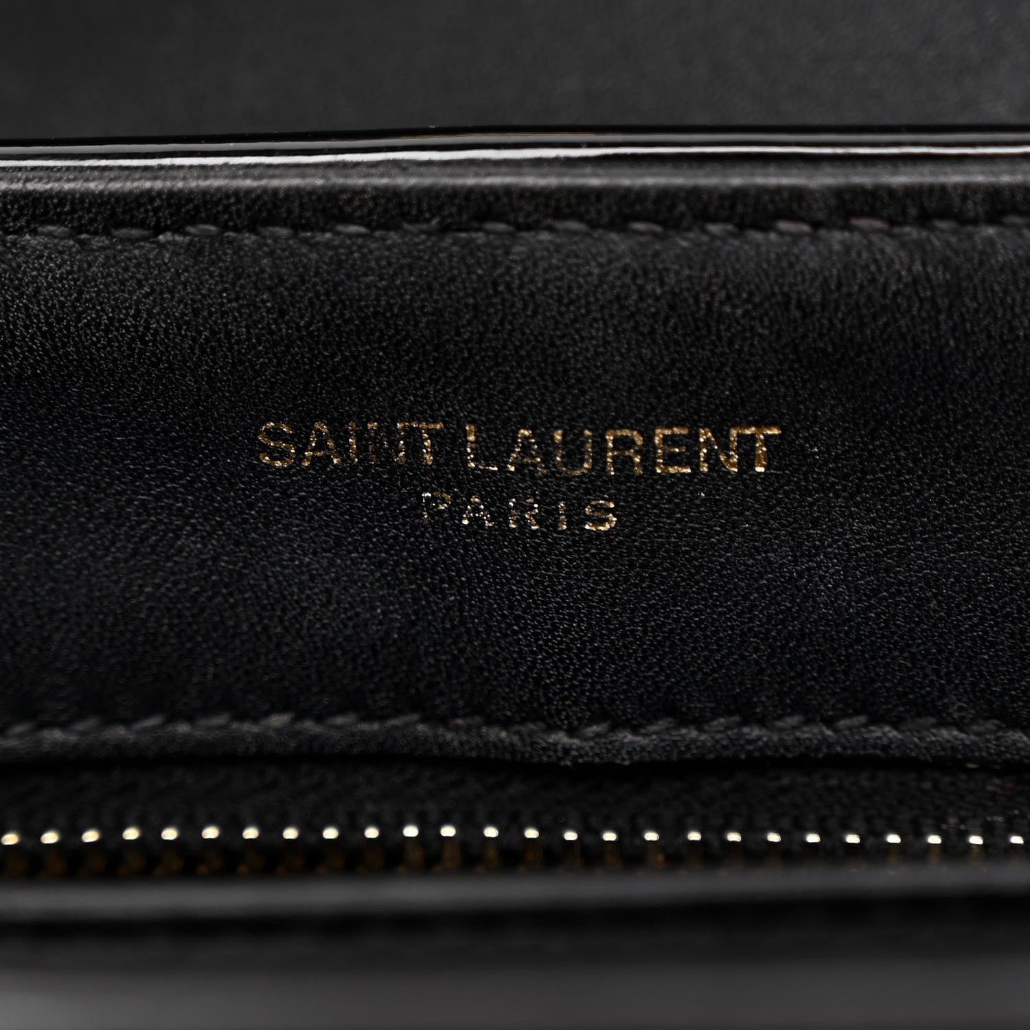 Saint Laurent Patent Y Quilted Monogram Toy Loulou Crossbody Bag Black 6 of 10