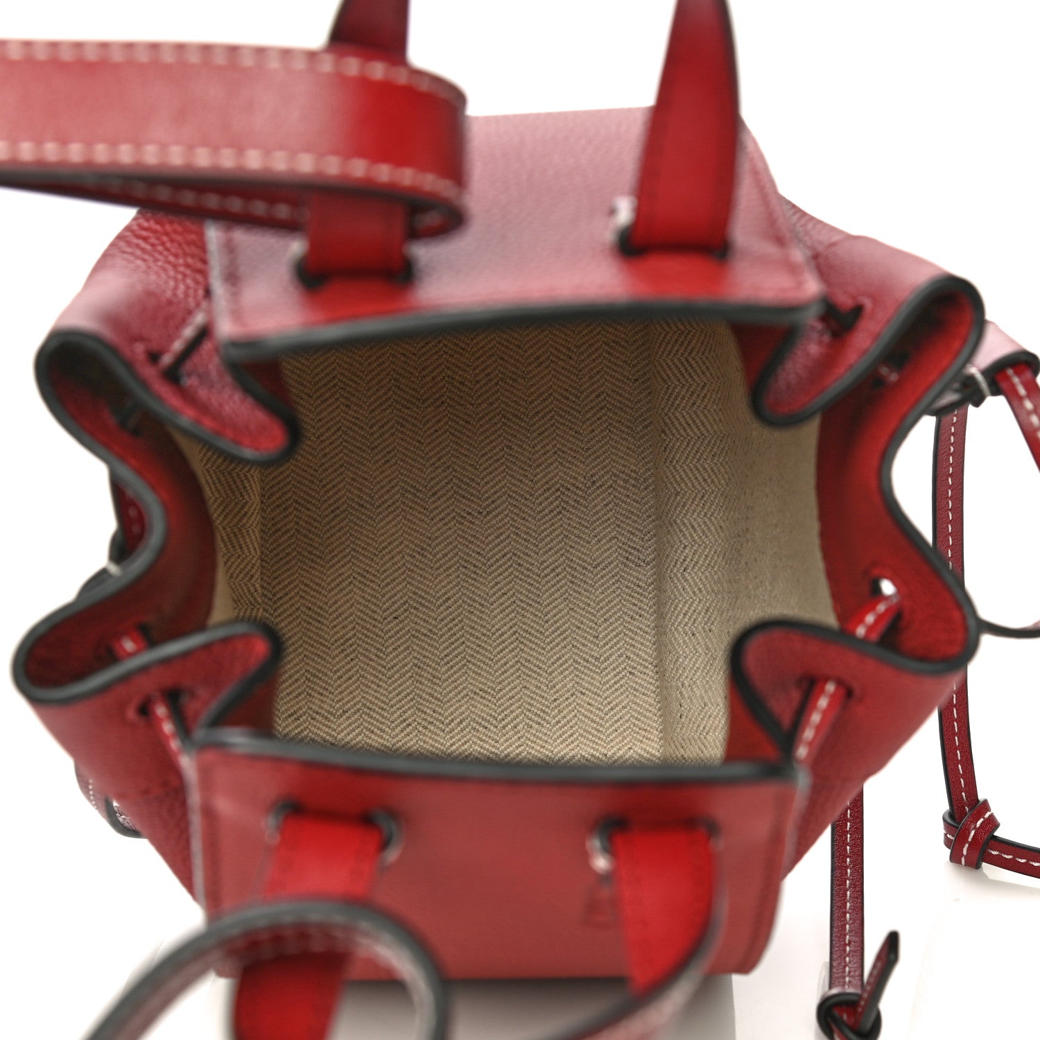 Loewe Calfskin Mini Hammock Shoulder Bag Dark Red 5 of 9