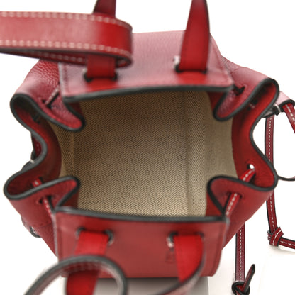 Loewe Calfskin Mini Hammock Shoulder Bag Dark Red 5 of 9