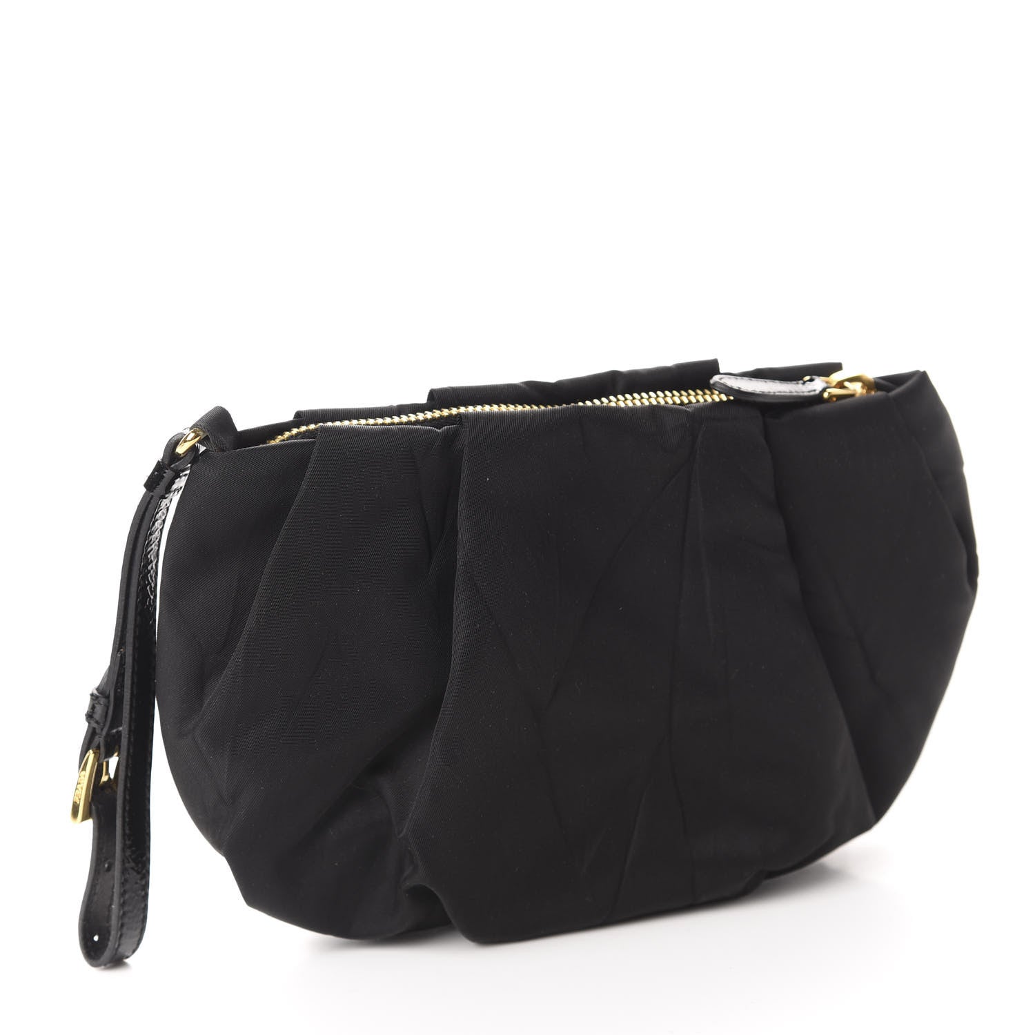 Prada Tessuto Nylon Wristlet Black 3 of 9