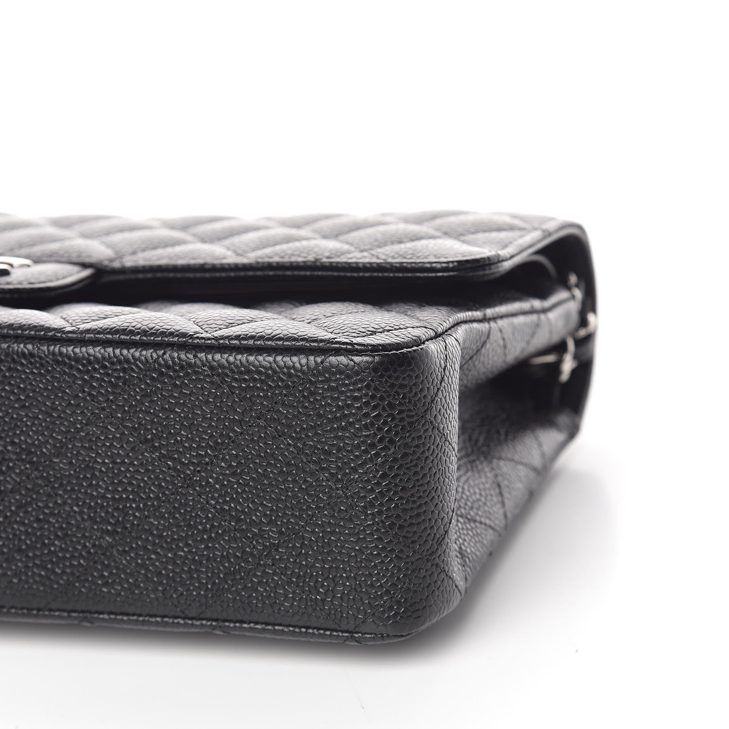 Chanel Caviar Quilted Medium Double Flap Black 6 of 11