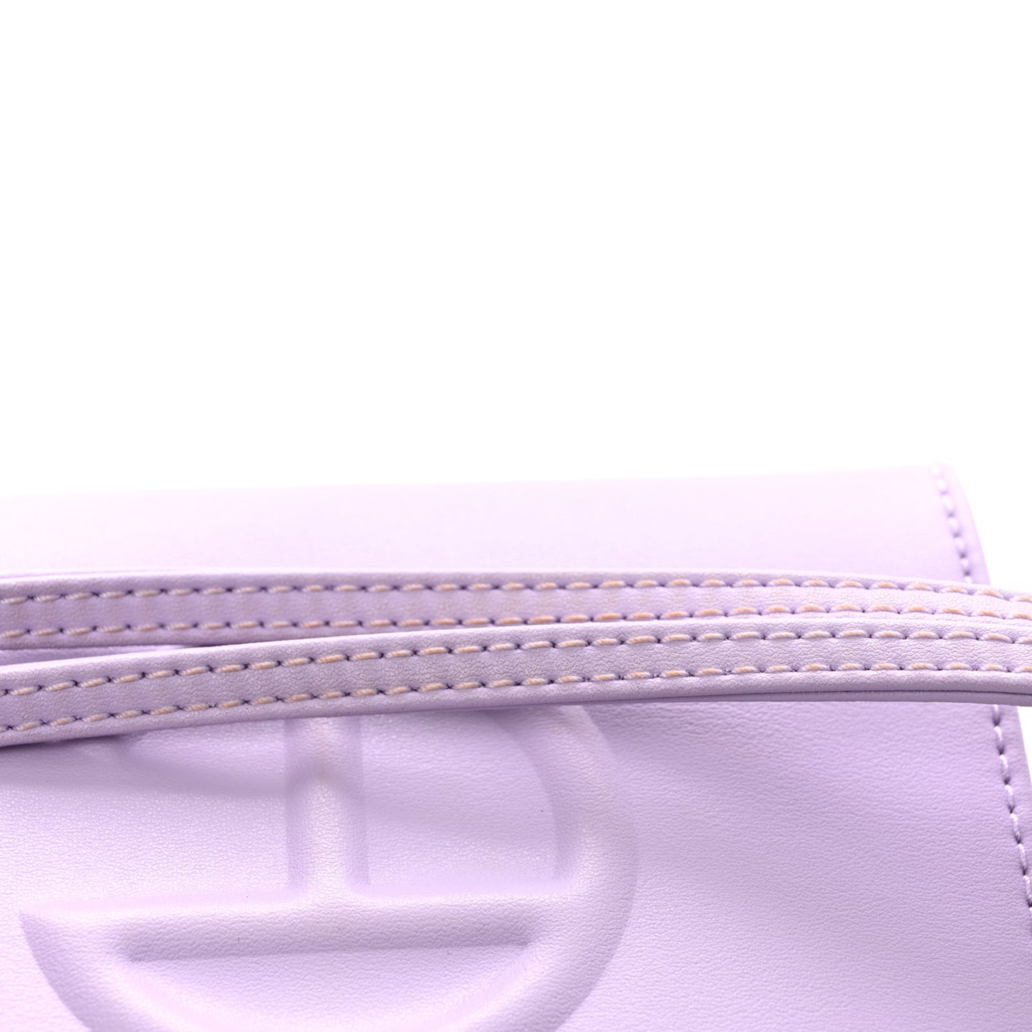 Vegan Leather Small Shopping Bag Lavender