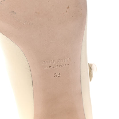 Miu Miu Patent Colorblock May Jane Pumps 38 Black White 7 of 8
