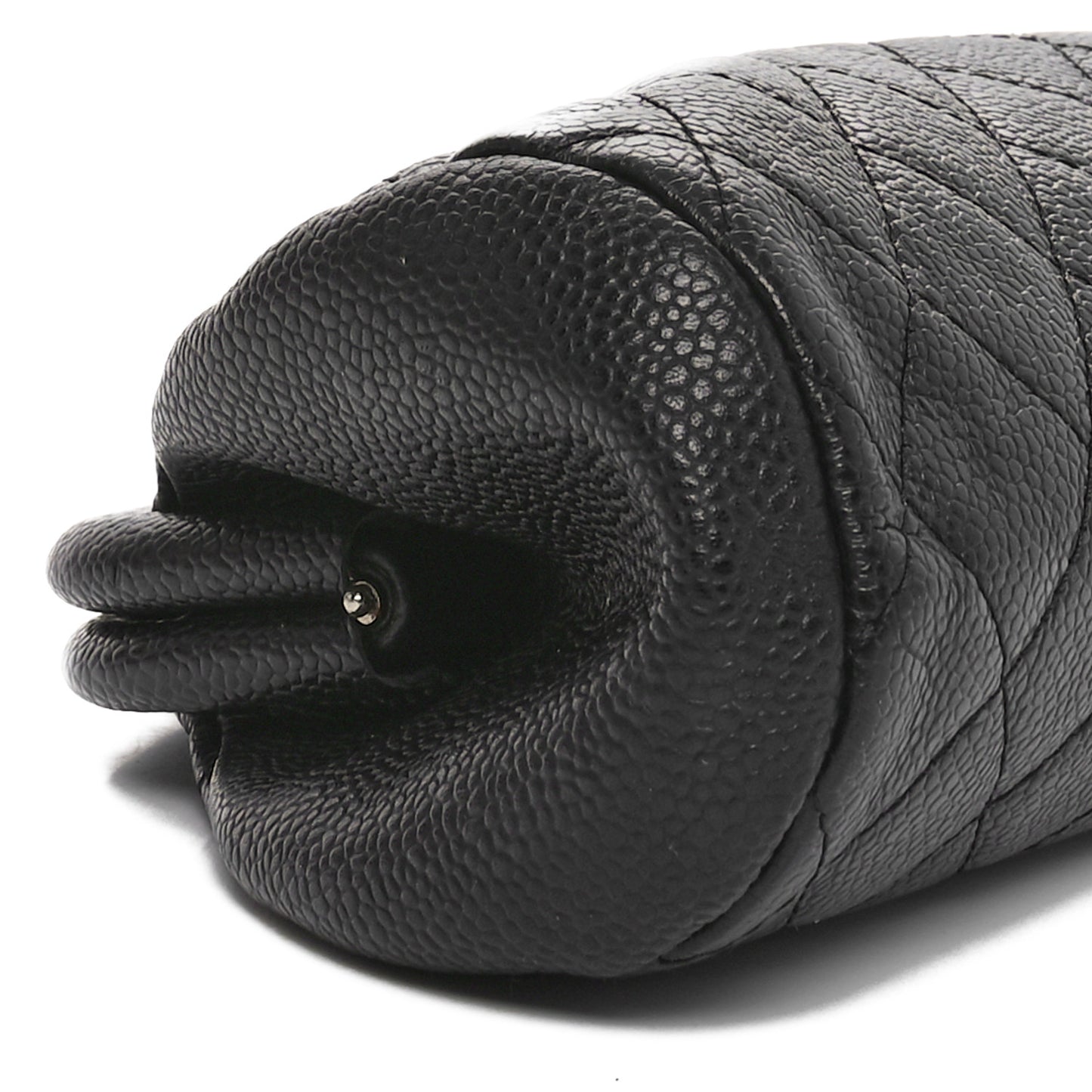 Caviar Quilted Timeless Clutch Black
