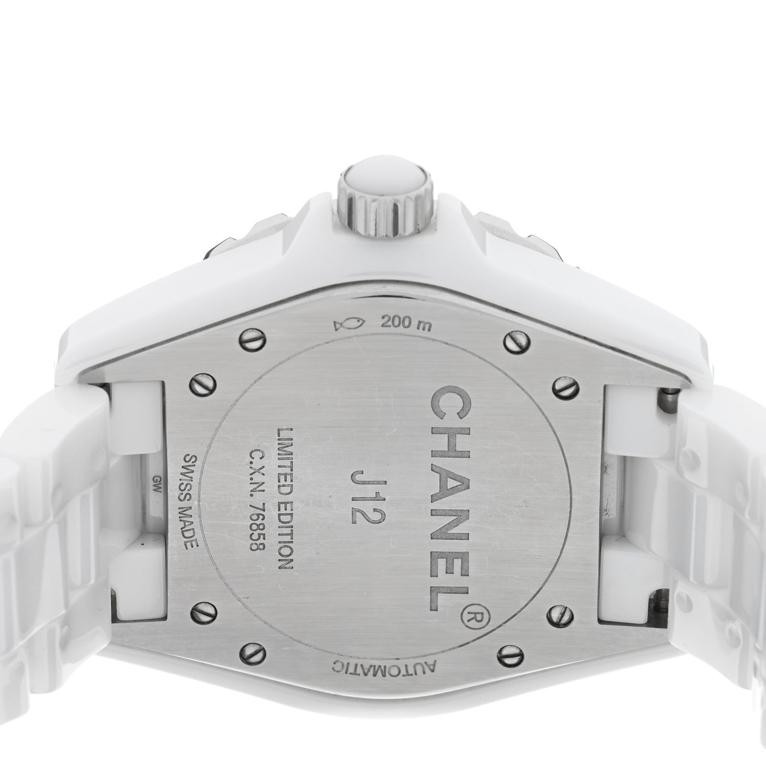 Chanel Stainless Steel Ceramic 38mm J12 Automatic Watch Blue 4 of 4