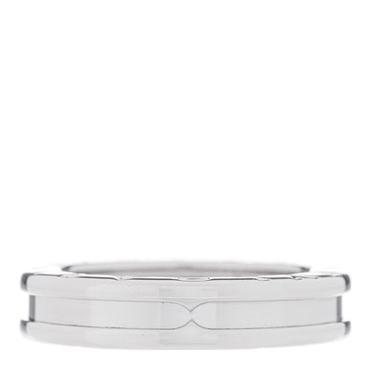 Bulgari 18K White Gold B.Zero1 One-Band Ring 52 6 3 of 4